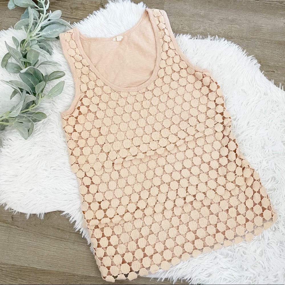J Crew Crochet Tank
